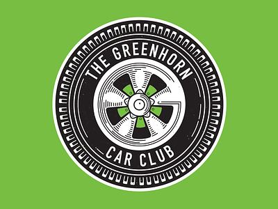 Greenhorn Tire car car club g greenhorn greenhorn car club hotrod kar kulture old school shirt tire vintage wheel