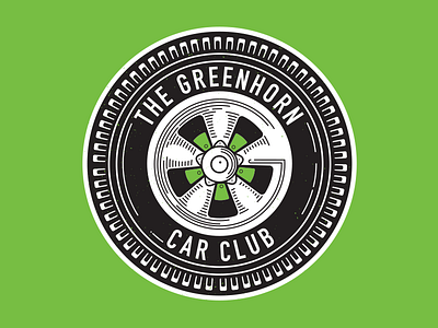 Greenhorn Tire car car club g greenhorn greenhorn car club hotrod kar kulture old school shirt tire vintage wheel