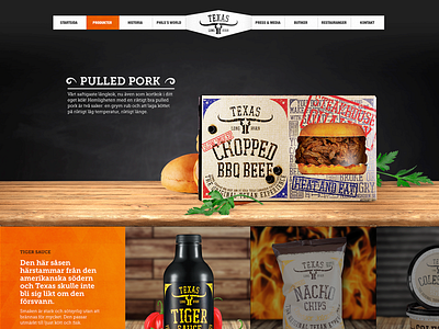 Texas Longhorn Homepage black dark theme homepage orange product sauce