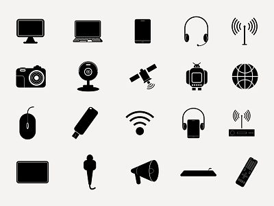 Glyph Technology and Multimedia icons