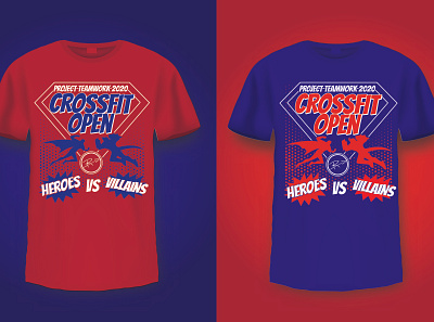 Team T-shirt Designs for Gym Competition crossfit fitness design graphic design shirt tshirt design