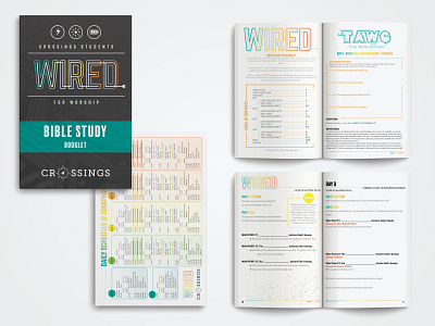 Youth Summer Camp Bible Study bible study booklet graphic design layout print design summer camp youth