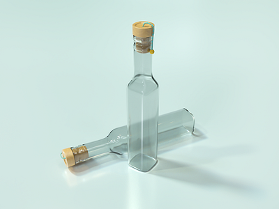 Realistic Bottle