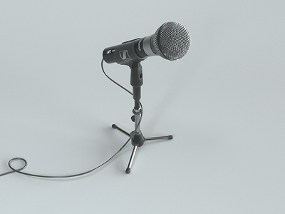 Microphone Isometric