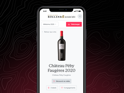 R&A - MVP is live! mobile ui wine