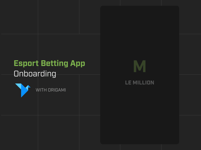 Onboarding - Esport Betting App Concept