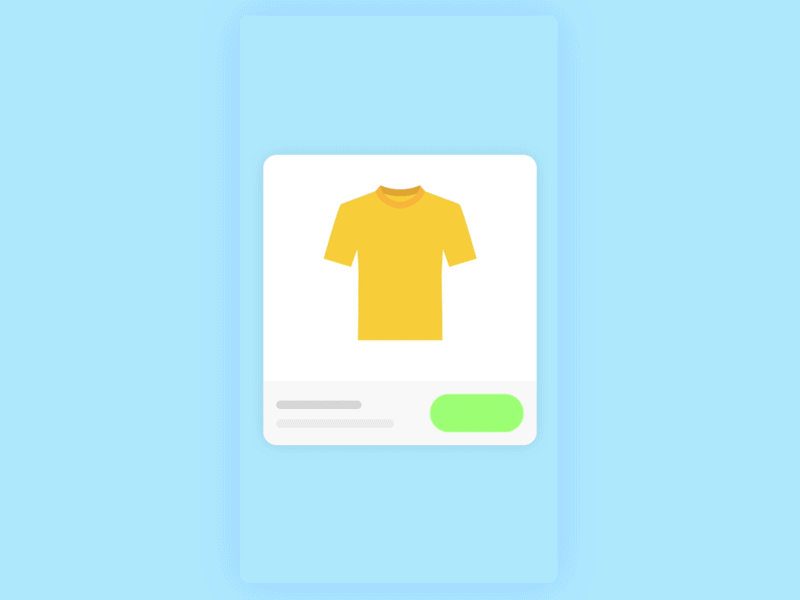Shopping Card Concept animation concept gif motion origami shopping ui ux