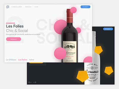 Wine Website Concept concept ui website wine