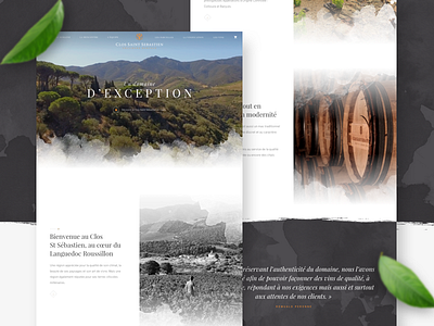 Wineyard Homepage homepage ui website wine