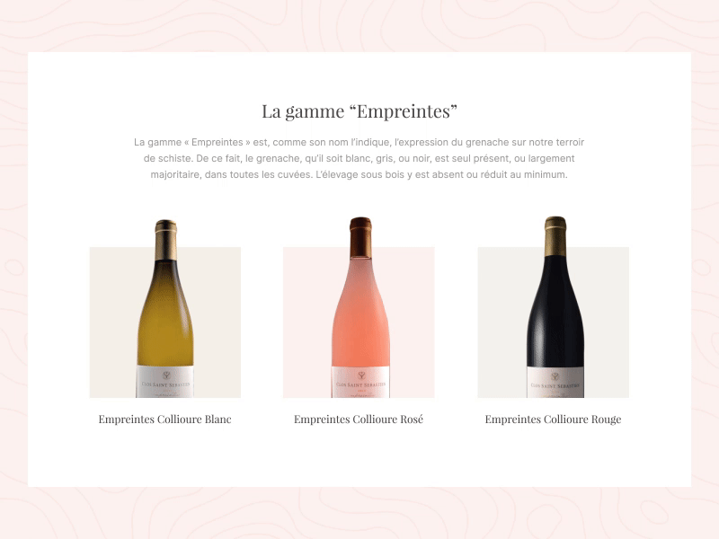 Wine Catalog animation ui ux website