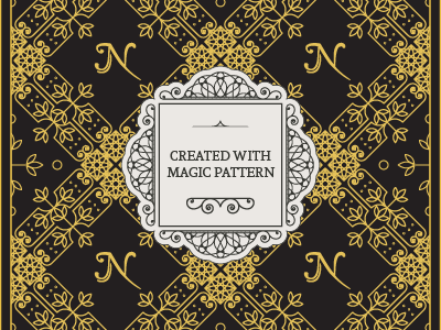 Luxury Vintage Pattern adobe gold illustrator luxury pattern plugin script seamless texture