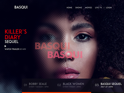 Basqui Movie adobe illustrator animation app branding design graphic design illustration interface logo photoshop typography ui ux vector