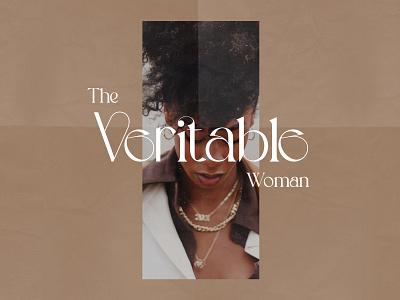 The Veritable Woman aesthetic brand design brand identity branding design genuine graphic design logo logo design logotype minimal self blog women