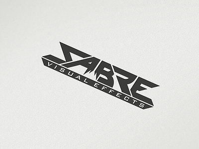 Sabre Visual Effects font logo logo design sabre type typography visual effects