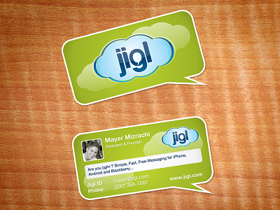 logo & business card proposal for Jigl