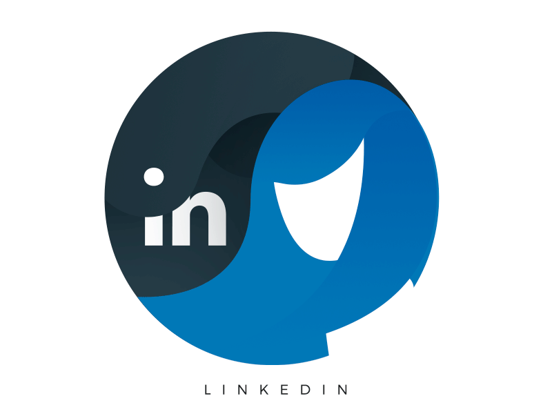 linkedin design illustration linkedin social media vector