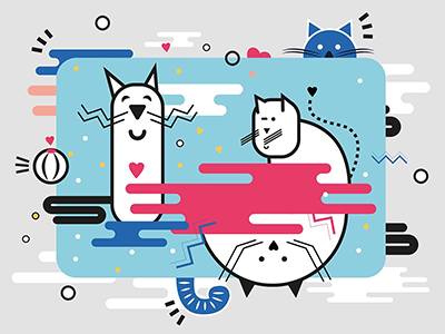 International cat day cat cats illustration