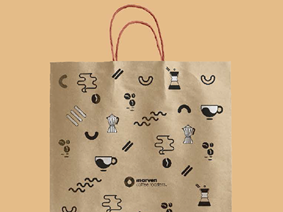 Coffee time coffee illustration packaging pattern