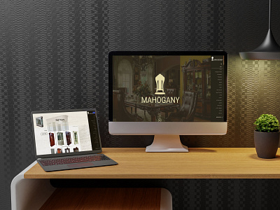 MAHOGANY - Furniture branding design graphic design logo ux