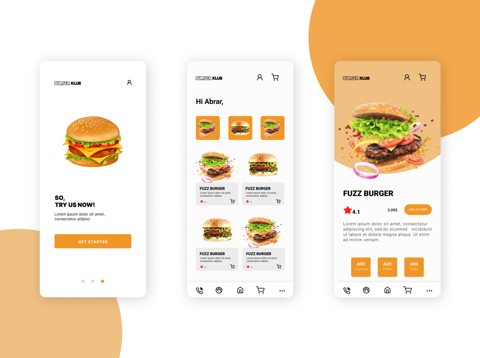 E-commerce Mobile App UI Design by STORM 82 on Dribbble