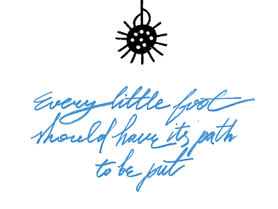 Every Little Foot Should Have Its Path To Be Put 1 art illustrations poetry zine