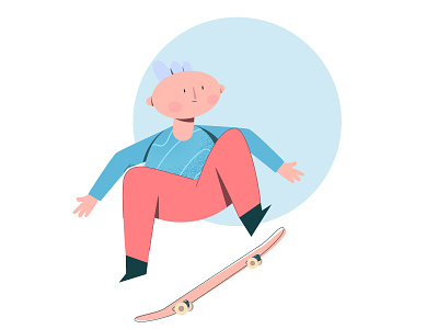 Character exploration. 2d art character design draw illustration photoshop skate skateboarding