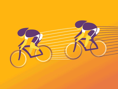 Sport Loops 2d aftereffects animation bike loop motiondesign motiongraphics paddle sky sport