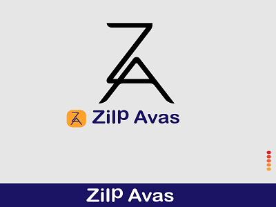 ZA Logo bus logoiness design gradient logo graphic design icon letter logo logo typography