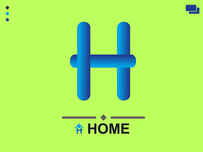 H letter logo branding company logo creative logo design gradient graphic design letter logo logo