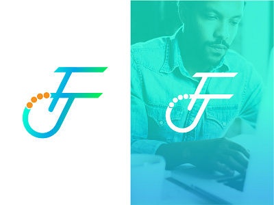 FJ Brand Letter logo design