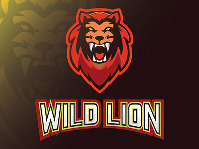 Wild Lion 2022 mascot animal branding cartune creative logo design dribbble wild lion esport graphic design identity illustration lion logo mascot need mascot sport ui wild wild lion