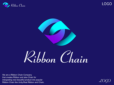 Ribbon Chain logo design