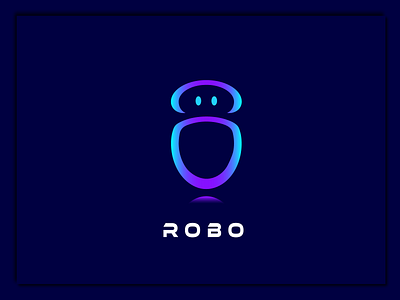 Robot!!👾👾👾 artificial intel carton computer creative logo cyborg design dribbble robot future icon illustration logo mach modern new 2022 robo robo robot robotics technology unused logo