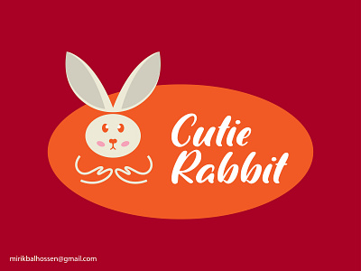 Rabbit icon logo design