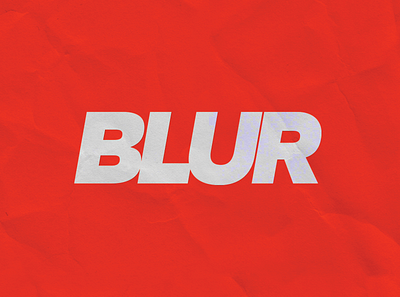 BLUR Logo brand branding clothing colors design designer fashion iconography mark skate streetwear type typography