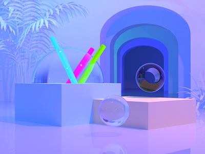 Vaporwave 3D