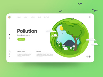 Pollotion Free World Enviroment Landing Page 3d animation branding css design enviroment graphic design html java landing page logo mock motion graphics php psd trees ui ux