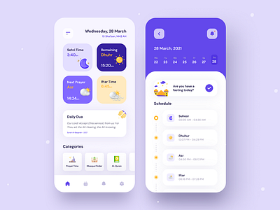 Ramadan App Design