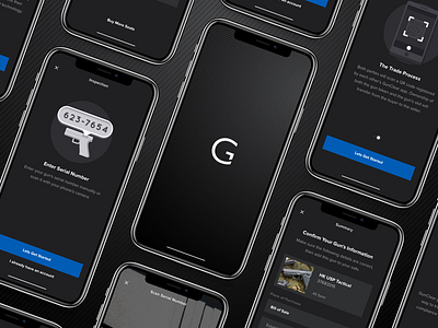 GunClear app design illustration typography ui uidesign ux