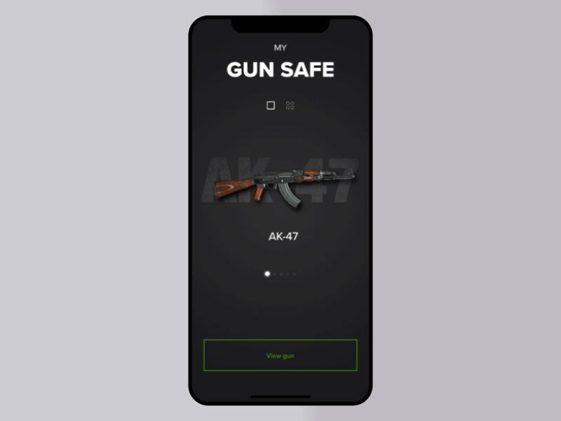 Gunclear app art direction branding concept design ui uidesign ux uxdesign