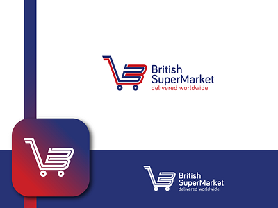 SuperMarket Logo branding british design drink food graphic design logo supermarket