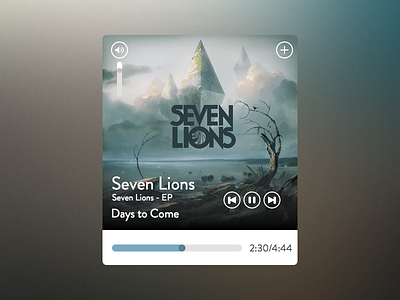 Music Player awesome basic clean design flat free freebie modern music player sleek ui