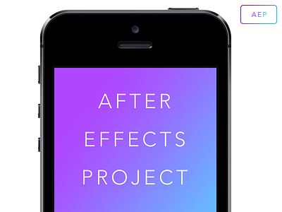 iPhone After Effects Project Mockup