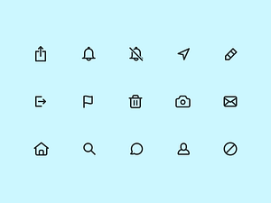 JOMO Icon Set 1 by Gavin Baradic on Dribbble