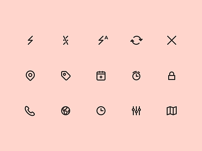 JOMO Icon Set 2 app glyph icon iconography ios picto set