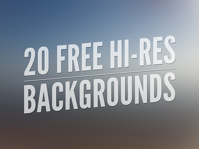 20 Free Hi-Res Backgrounds 20 3000 4500 backgrounds bacon blurred by free freebie hi res resolution retina twenty wallpaper