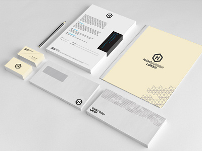 Self Promotion behance branding business corporate logo minimalistic paper project self branding stationary tactile