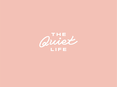 Commercial Arts : The Quiet Life commercial arts design lettering meditationsss quiet life sherbert spring