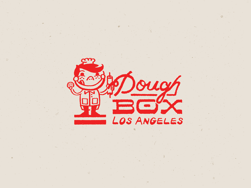Branding : The Doughbox Los Angeles branding commercial arts pizza pie