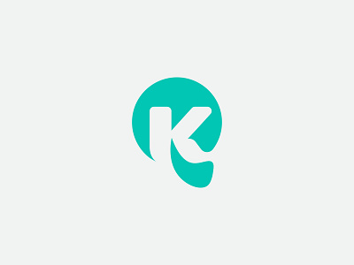 Logo letter QK Q K